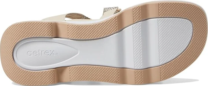 Aetrex Marz Women's Sandals Beige : EU 40 (US Women's 9-9.5) M (B), Textile - Image 3