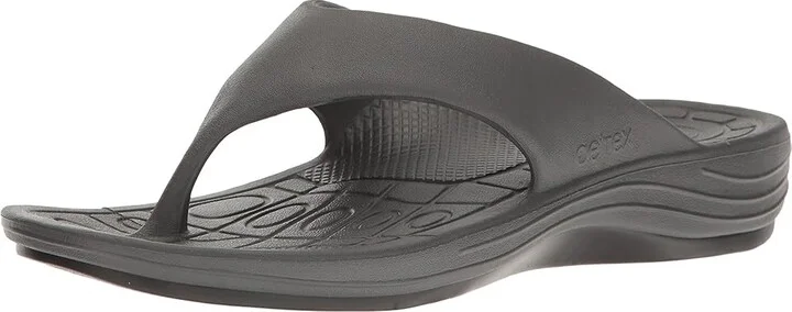 Aetrex Maui Flip Men's Sandals Charcoal : 9 M (D), EVA - Image 2