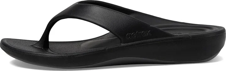 Aetrex Maui Flip Women's Sandals Black : 5 M (B), Synthetic - Image 7