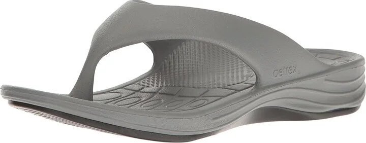 Aetrex Maui Flip Women's Sandals Grey : 5 M (B), Synthetic - Image 2