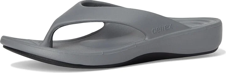 Aetrex Maui Flip Women's Sandals Grey : 5 M (B), Synthetic