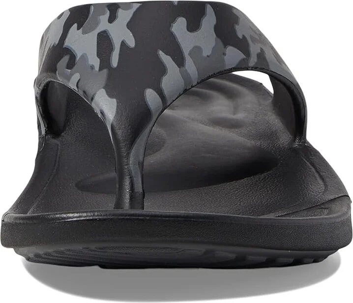 Aetrex Maui Men's Sandals Charcoal Camo : 8 M (D), Rubber/Synthetic - Image 2