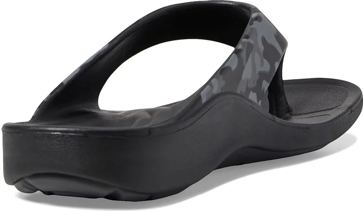 Aetrex Maui Men's Sandals Charcoal Camo : 8 M (D), Rubber/Synthetic - Image 4