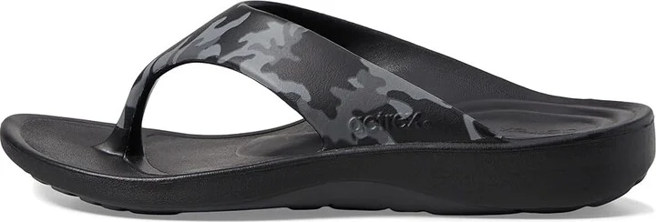 Aetrex Maui Men's Sandals Charcoal Camo : 8 M (D), Rubber/Synthetic - Image 5
