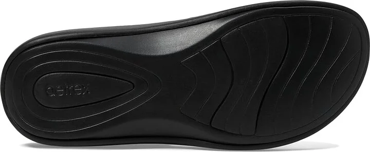 Aetrex Maui Women's Sandals Black Gloss : 10 M (B), Synthetic - Image 3