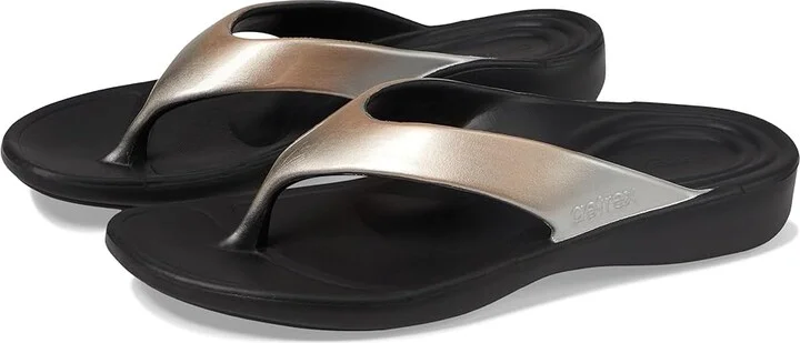 Aetrex Maui Women's Sandals Metallic Ombre : 5 M (B), Synthetic