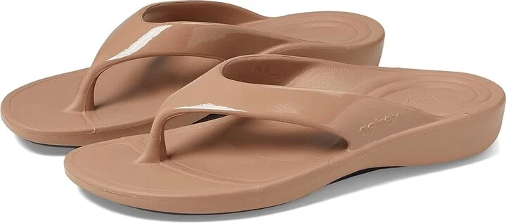 Aetrex Maui Women's Sandals Mocha : 5 M (B), Synthetic