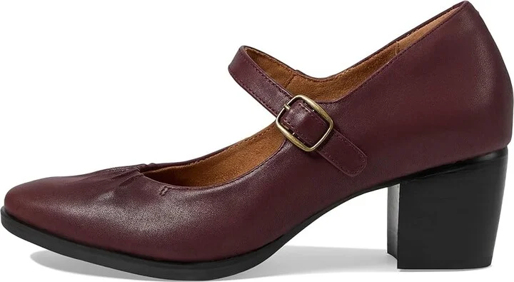 Aetrex Sara High Heels Burgundy : EU 41 (US Women's 10) M (B), Leather - Image 5