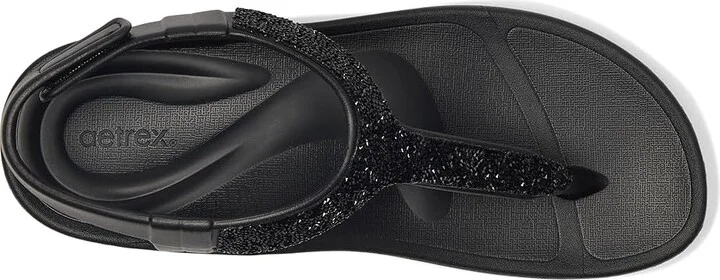 Aetrex Skyler Women's Sandals Black Embellished : 10 M (B), Synthetic - Image 2