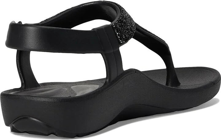 Aetrex Skyler Women's Sandals Black Embellished : 10 M (B), Synthetic - Image 4