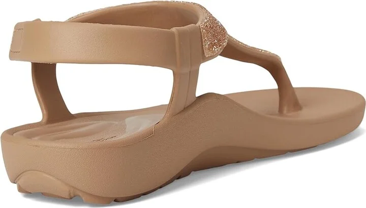 Aetrex Skyler Women's Sandals Champagne Embellished : 8 M (B), Synthetic - Image 4