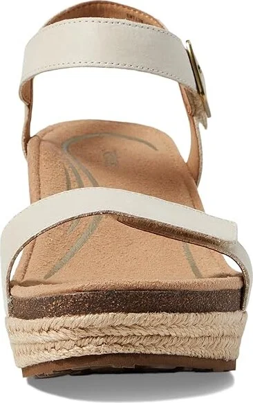 Aetrex Sydney Women's Wedge Shoes Ivory : EU 40 (US Women's 9-9.5) M (B), Suede - Image 2
