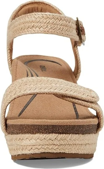 Aetrex Sydney Women's Wedge Shoes Natural : EU 38 (US Women's 7.5-8) M (B), Suede - Image 2