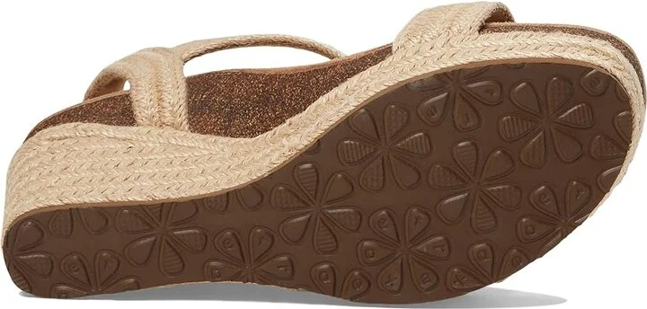 Aetrex Sydney Women's Wedge Shoes Natural : EU 38 (US Women's 7.5-8) M (B), Suede - Image 3