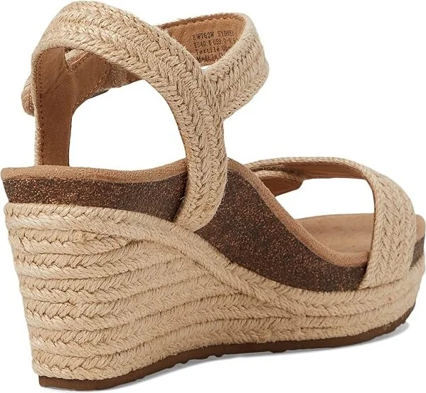 Aetrex Sydney Women's Wedge Shoes Natural : EU 38 (US Women's 7.5-8) M (B), Suede - Image 4