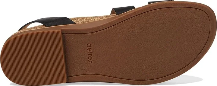 Aetrex Tamara Women's Sandals Black : EU 41 (US Women's 10) M (B), Leather - Image 3