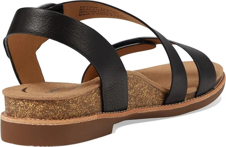 Aetrex Tamara Women's Sandals Black : EU 41 (US Women's 10) M (B), Leather - Image 4