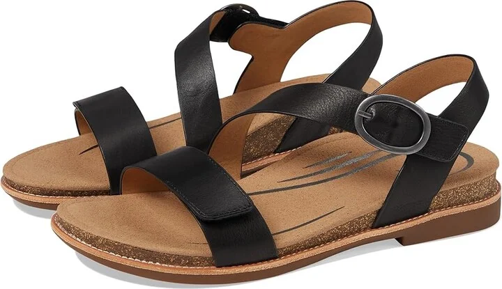 Aetrex Tamara Women's Sandals Black : EU 41 (US Women's 10) M (B), Leather