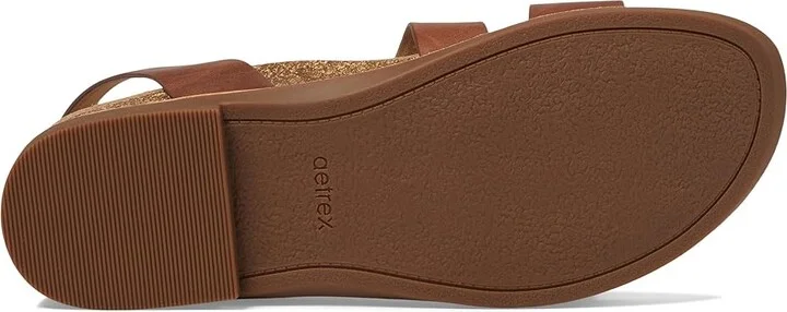 Aetrex Tamara Women's Sandals Walnut : EU 37 (US Women's 7) M (B), Leather - Image 3