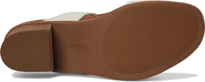 Aetrex Tatiana Women's Sandals Ivory : EU 37 (US Women's 7) M (B), Leather/Rubber - Image 3