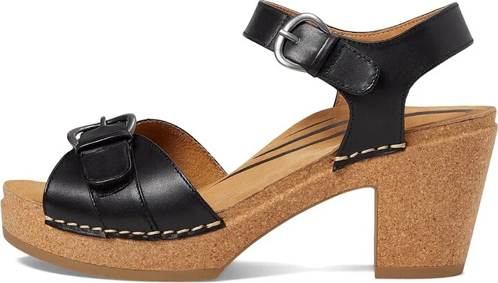 Aetrex Tory Women's Sandals Black : EU 40 (US Women's 9-9.5) M (B), Leather - Image 5