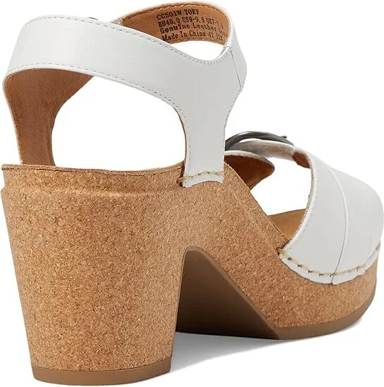 Aetrex Tory Women's Sandals White : EU 40 (US Women's 9-9.5) M (B), Leather - Image 4