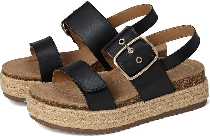 Aetrex Vania Women's Sandals Black : EU 35 (US Women's 5-5.5) M (B), Leather