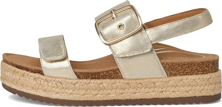 Aetrex Vania Women's Sandals Champagne : EU 42 (US Women's 10.5-11) M (B), Leather - Image 6
