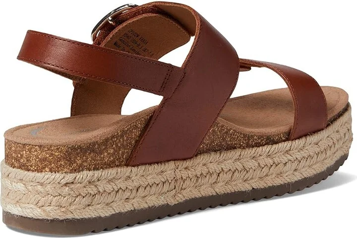 Aetrex Vania Women's Sandals Cognac : EU 35 (US Women's 5-5.5) M (B), Leather - Image 4