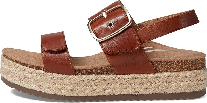 Aetrex Vania Women's Sandals Cognac : EU 35 (US Women's 5-5.5) M (B), Leather - Image 5