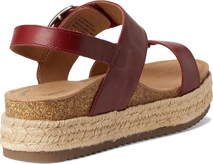 Aetrex Vania Women's Sandals Red : EU 40 (US Women's 9-9.5) M (B), Leather - Image 4
