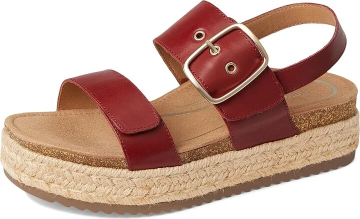 Aetrex Vania Women's Sandals Red : EU 40 (US Women's 9-9.5) M (B), Leather - Image 5