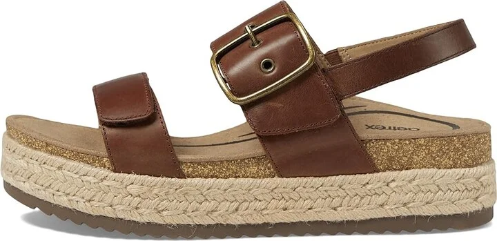 Aetrex Vania Women's Sandals Walnut : EU 40 (US Women's 9-9.5) M (B), Leather - Image 5