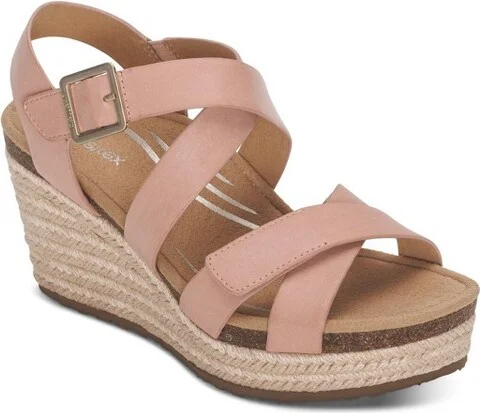 Aetrex Women Anna Arch Support Wedge