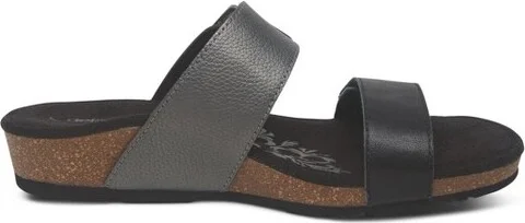 Aetrex Women Daisy Adjustable Slide - Image 2