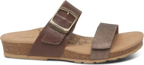 Aetrex Women Daisy Adjustable Slide - Image 6