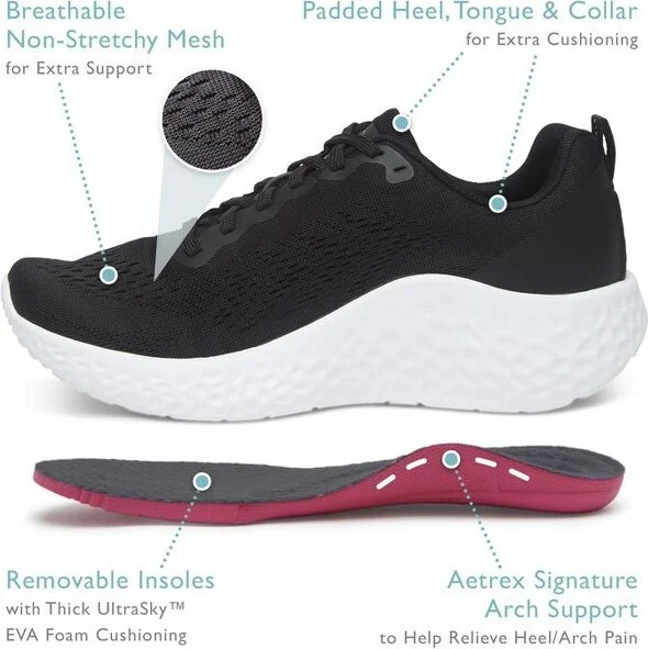 Aetrex Women Danika Arch Support Sneaker - Image 9