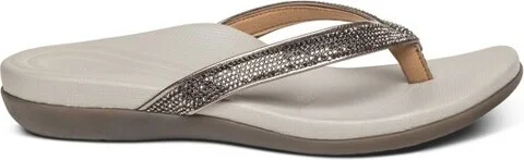 Aetrex Women Eve Sparkly Thong Sandal - Image 2