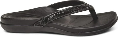 Aetrex Women Eve Sparkly Thong Sandal - Image 3