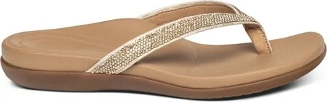 Aetrex Women Eve Sparkly Thong Sandal - Image 4