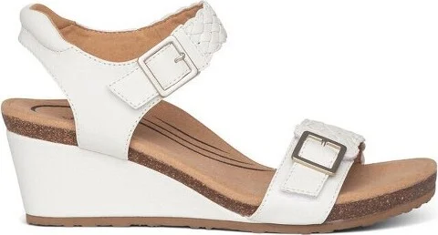 Aetrex Women Grace Adjustable Woven Wedge - Image 4