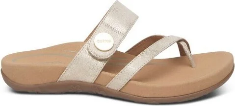 Aetrex Women Izzy Adjustable Slide Sandal - Image 2