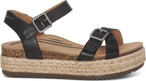Aetrex Women Paula Arch Support Platform Sandal - Image 2
