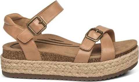 Aetrex Women Paula Arch Support Platform Sandal - Image 4