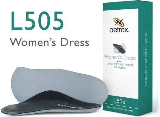 Aetrex Women's Dress Orthotics W/ Metatarsal Support