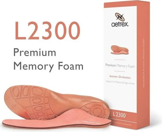 Aetrex Women's Premium Memory Foam Orthotics - Insole for Extra Comfort