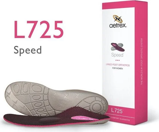 Aetrex Women's Speed Posted Orthotics W/ Metatarsal Support