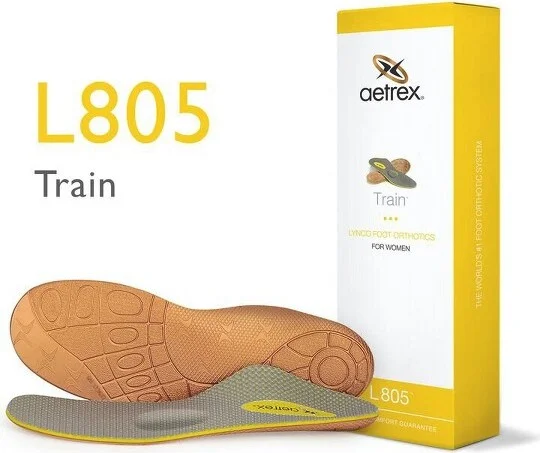 Aetrex Women's Train Orthotics W/ Metatarsal Support