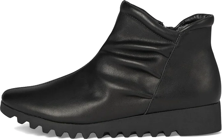 Aetrex Zoey Women's Flat Shoes Black Leather : EU 37 (US Women's 7) M (B), Polyester/Suede - Image 6