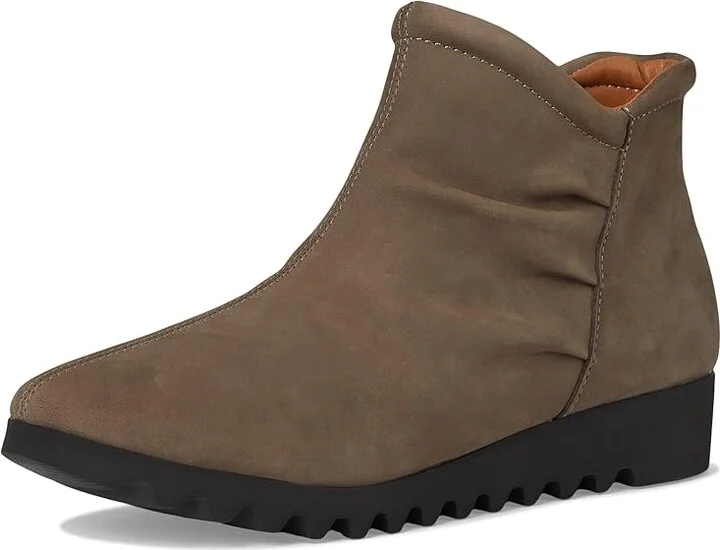 Aetrex Zoey Women's Flat Shoes Dark Taupe : EU 40 (US Women's 9-9.5) M (B), Polyester/Suede - Image 5
